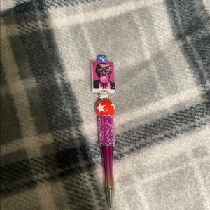 Colorful Beaded Pen with Fun Design